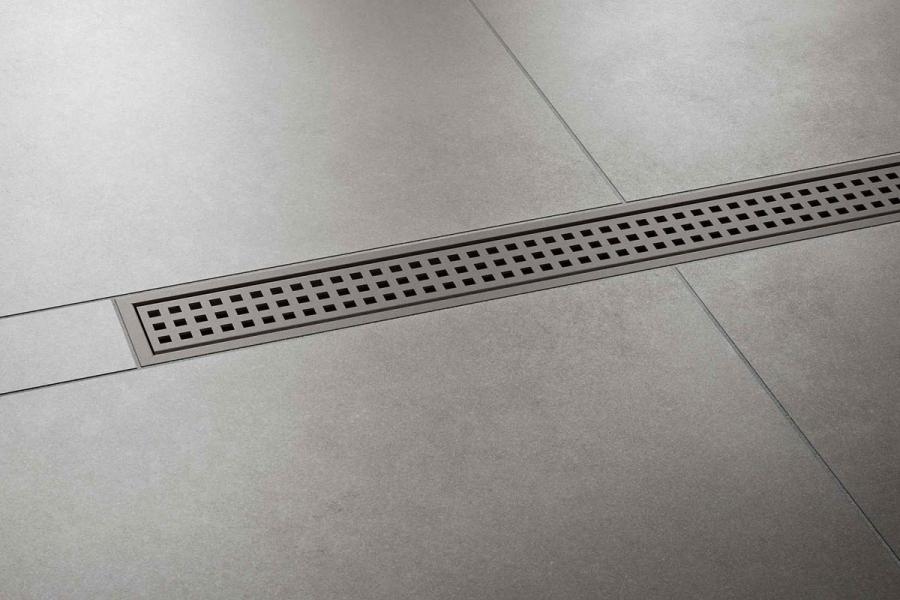 Schlüter KERDI-LINE-B 19 mm Rinnenabdeckung SQUARE Brilliantweiß 60 cm